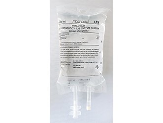 Neofleks % 5 Dekstroz % 0,45 Sodyum Klorür Sudaki Solüsyonu