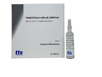 TURKTIPSAN  MOLAR SODYUM 840 MG / 10 ML AMPUL